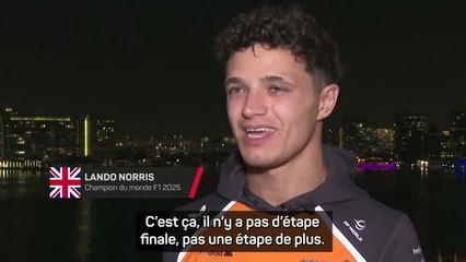 F1 - Lando Norris savoure son premier titre mondial en F1