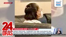 Sarah Discaya, sumuko sa NBI kasunod ng anunsyong ipaaresto siya ngayong linggo | 24 Oras