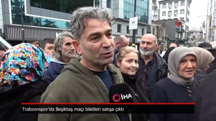 Trabzonspor taraftarlarından Beşiktaş maçına büyük ilgi