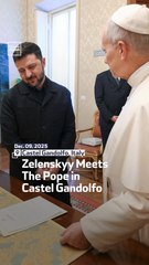 Zelenskyy Meets The Pope in Castel Gandolfo