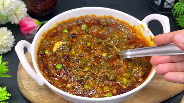 Healthy Palak Ki Sabzi｜Dhaba Style Palak ki Sabzi｜Spinach Curry Easy Indian Recipe