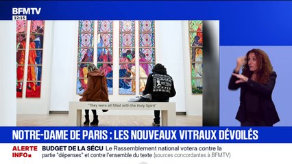 Les modèles des futurs vitraux de Notre-Dame de Paris exposés au Grand Palais