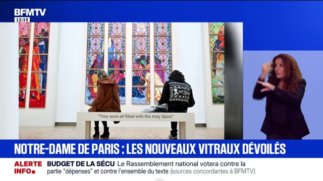 Les modèles des futurs vitraux de Notre-Dame de Paris exposés au Grand Palais