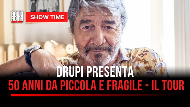 Drupi presenta Drupi 50 anni : l’intervista a Show Time a Radio Roma