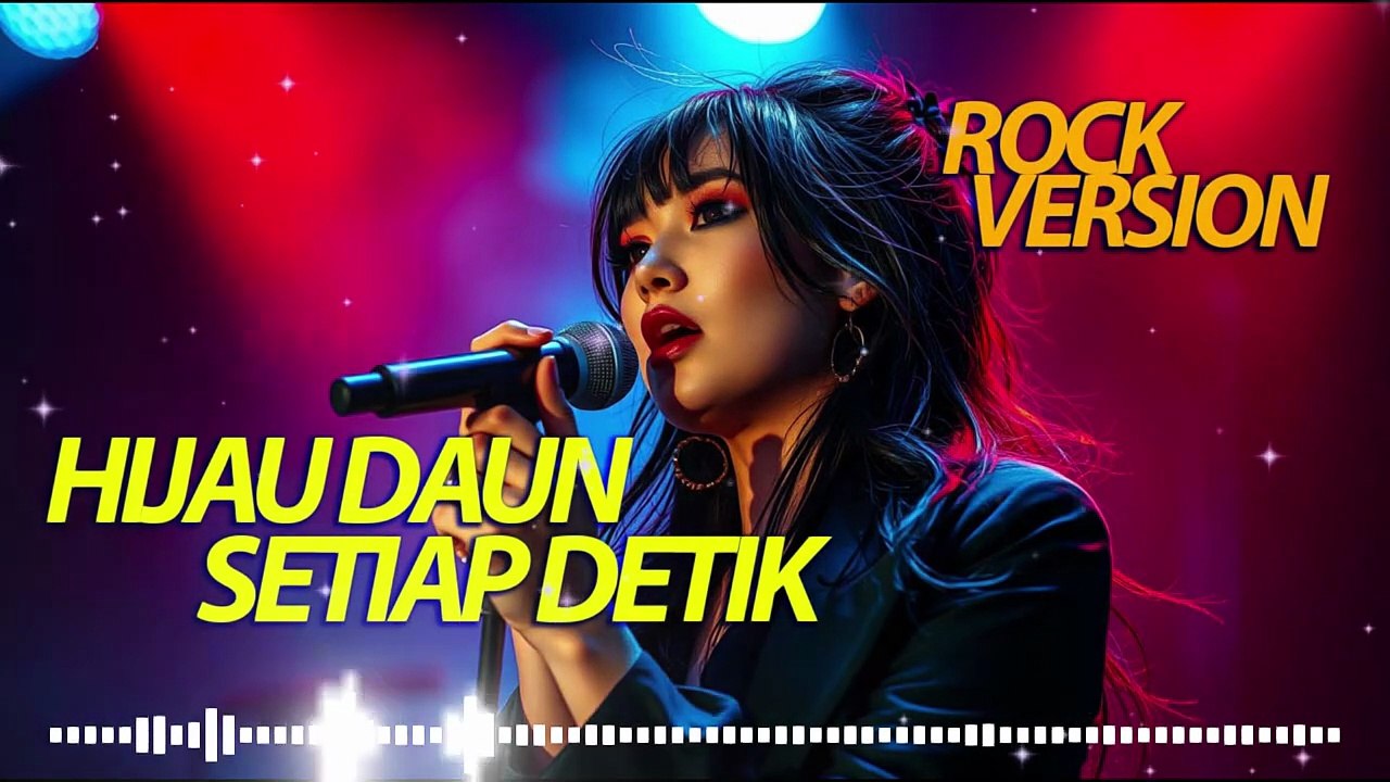 HIJAU DAUN _SETIAP DETIK_ Rock Version - AI Cover by Mahira