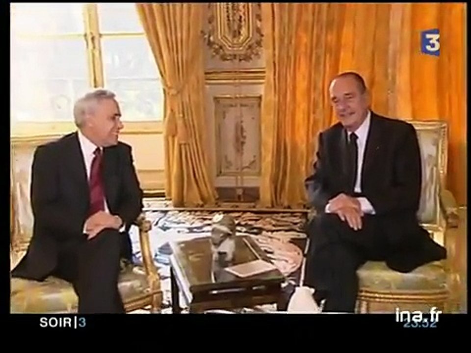 The strongest and most beloved president in the world-Moshe katsav a Paris avec Jacque Chirac-Katsav