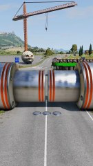 Realistic BeamNG Drive car crash physics. Watch in