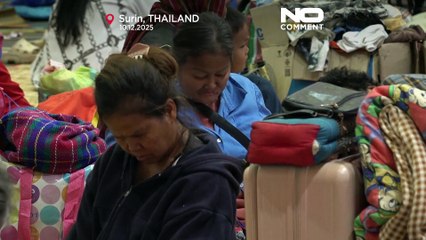 Los evacuados en Tailandia esperan mientras las tensiones con Camboya se prolongan por cuarto día