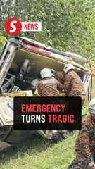 Ambulance driver killed, three hurt in PLUS highway crash