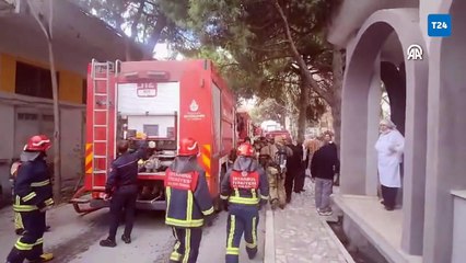 Bakırköy'de tekstil fabrikasında yangın!