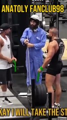 I wanna do warmup with you 🤓#anatoly #fitness #gym