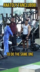 It's just a Mop 🤭 #anatoly #fitness #gym