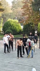 Old man Street workout Prank