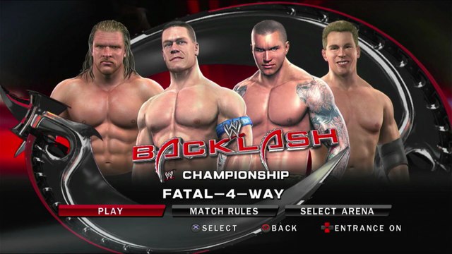 Triple H vs. JBL vs. John Cena vs. Randy Orton