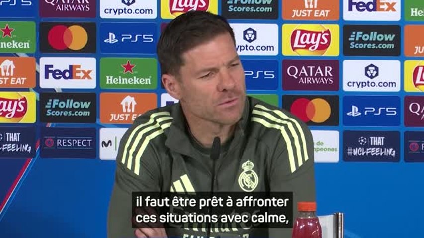 Real Madrid : Xabi Alonso - "Il faut être prêt à affronter ces situations avec calme"