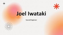 Joel Iwataki - A Mood-and-Music Interpreter