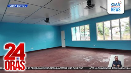 2 Kapuso classroom na ipinatayo ng GMA Kapuso Foundation sa Ubay Central 3 ES, pinasinayaan na | 24 Oras