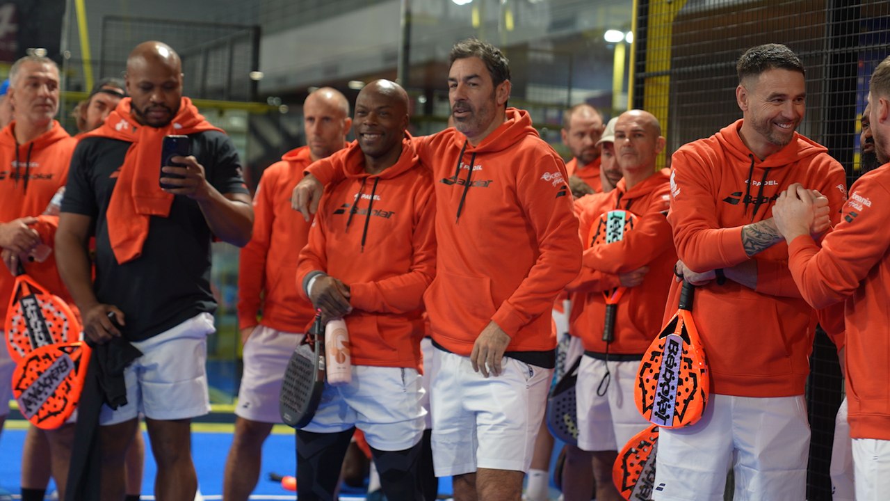 Wiltord et les ex-footbaleurs fous de padel !