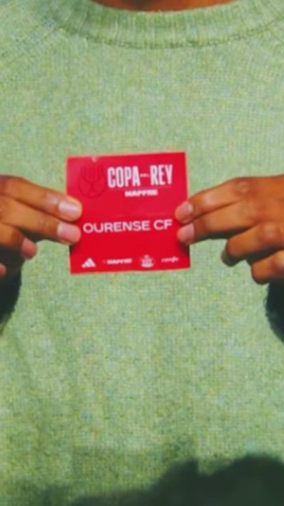 La reacción de la plantilla del Ourense CF al emparejamiento con el Athletic Club en Copa del Rey