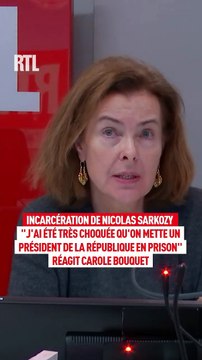 Incarcération de Nicolas Sarkozy - « J’ai été très choquée qu’on mette un président de la République en prison. »