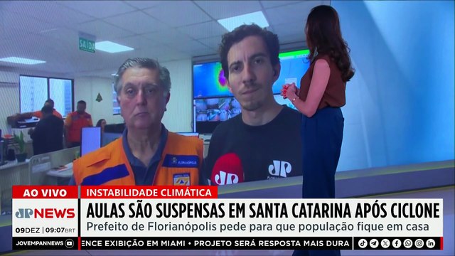 Aulas são suspensas em Florianópolis após ciclone