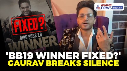 Bigg Boss 19 Controversy | Gaurav Khanna Breaks Silence on 'FIXED Winner' Claims!