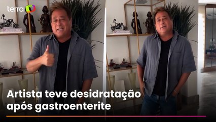 Leonardo recebe alta hospitalar e brinca: 'Não foi dessa vez, não'