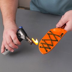 Reuse of a PVC pipe in the creation of an knife case