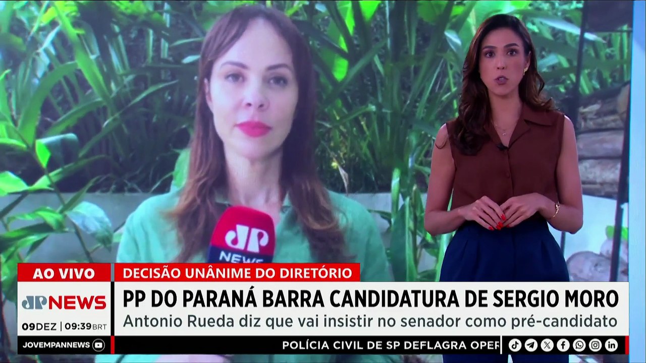 PP do Paraná rejeita candidatura de Sergio Moro ao governo em 2026