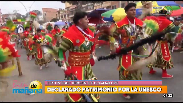 Unesco declara Patrimonio Cultural Inmaterial de la Humanidad a la festividad de la Virgen de Guadalupe