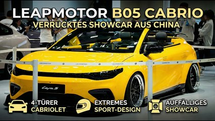 Leapmotor B05 Cabrio Showcar – SUV als sportlicher Open-Air-Concept