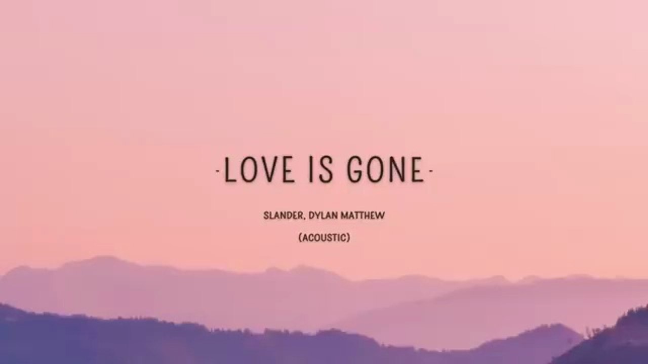 SLANDER - I'm sorry don't leave me I want you here with me (Lyrics) _ Love Is Gone