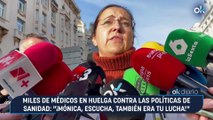 Miles de médicos en huelga contra las políticas de Sanidad: 
