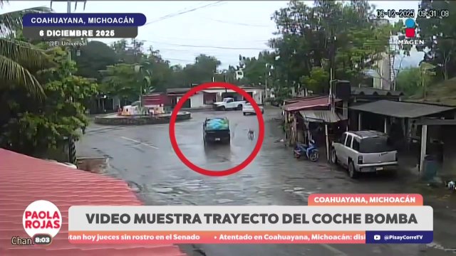 dpc | Video revela trayecto del coche bomba en Coahuayana, Michoacán | DPC con Paola Rojas