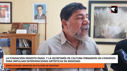 La Fundación Engel y Cultura firmaron un convenio para impulsar nuevas intervenciones artísticas