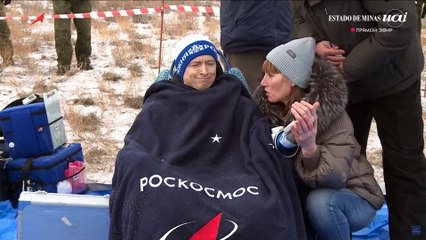 Nave Soyuz retorna à Terra após oito meses na Estação Espacial Internacional