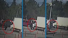 Yaya geçidinde ölüm kamerada