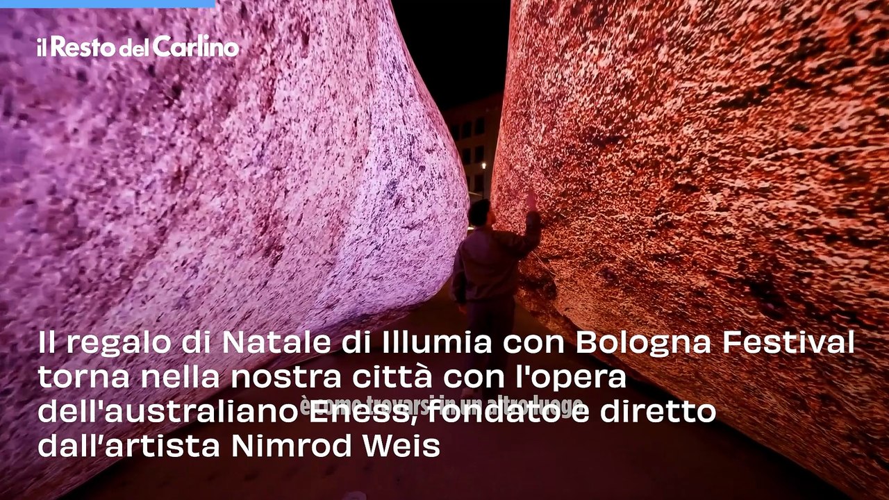 Nimrod Weis presenta Iwagumi-Dismisura, l'installazione creativa che dal 21 al 26 dicembre 'illuminerà' piazza Maggiore