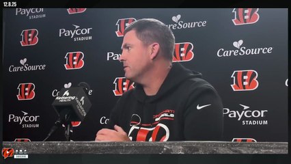 Zac Taylor on Bengals' Playoff Chances, Running Back Duo