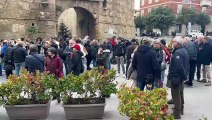 Piombino, protesta in piazza a difesa di cardiologia