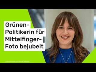 Ricarda Lang: "Eine echte Hoffnungsträgerin" - Grünen-Politikerin für Mittelfinger-Foto bejubelt