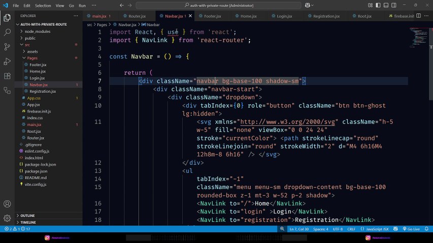 Part 3 React Context API for Auth State Management  Firebase Auth + React Bangla Tutorial