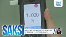 Deployment ng mga unit na may breath analyzer ngayong holiday season, pinaigting ng LTO | Saksi
