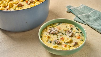 How to Make Sausage Tortellini Soup