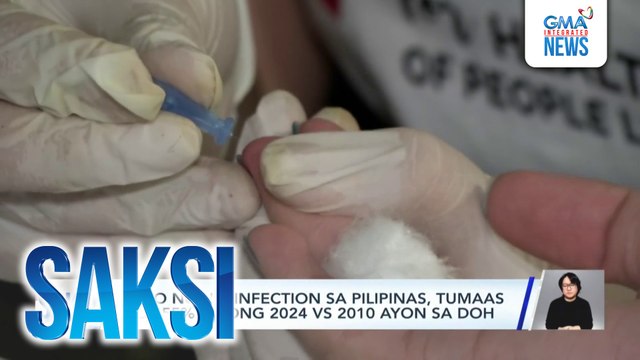 Kaso ng HIV infection sa Pilipinas, tumaas ng 555% noong 2024 vs 2010 ayon sa DOH | Saksi