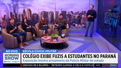 ESCÂNDALO CÍVICO-MILITAR: Escola no Paraná EXIBE fuzis a estudantes
