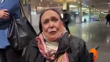 La madre de María Corina Machado, la señora Corina Parisca de Machado, llega a Oslo para acompañar a su hija al recibimiento del premio Nobel de La Paz