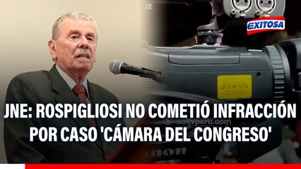 JNE revoca resolución contra Fernando Rospigliosi por caso Cámara del Congreso: No hubo INFRACCIÓN