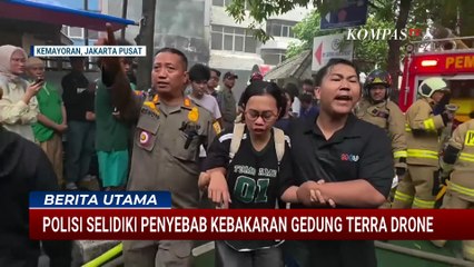 Evakuasi Dramatis Korban Selamat Keluar dari Kebakaran Gedung Terra Drone Kemayoran | BERUT