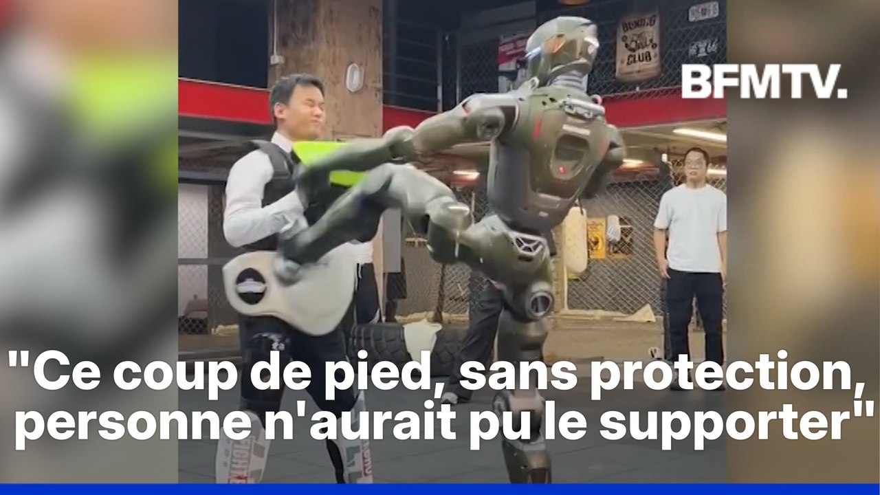 Un PDG chinois frappé par son robot humanoïde lors d'une simulation de combat